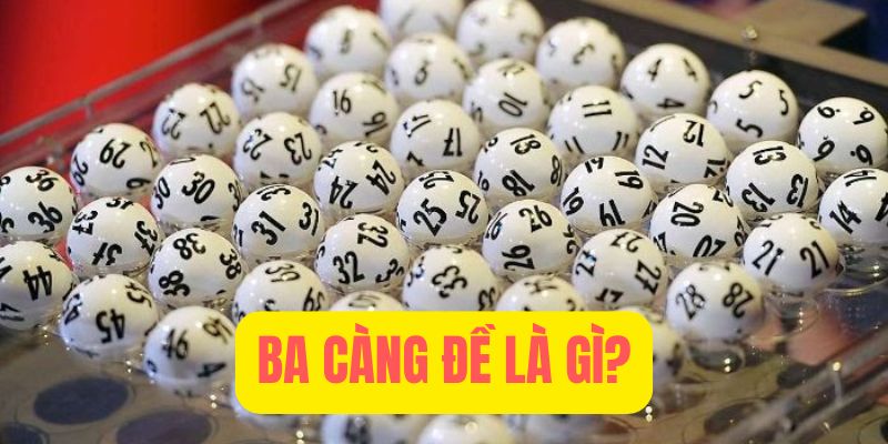 Ba càng đề khái niệm dành cho bạn 